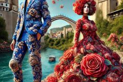 DALL·E-2025-08-28-20.35.37-Ultra-photorealistic-hyper-detailed-vertical-full-body-surreal-portrait-of-a-modern-young-man-and-woman-standing-by-the-Neretva-river-in-Mostar-with