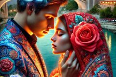 DALL·E-2025-08-28-20.37.17-Ultra-photorealistic-hyper-detailed-vertical-extreme-close-up-surreal-portrait-of-a-young-man-and-woman-in-Mostar-floating-in-a-tender-embrace.-Thei
