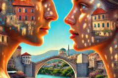 DALL·E-2025-08-28-20.38.58-Ultra-photorealistic-hyper-detailed-vertical-surreal-close-up-inspired-by-Milic-od-Macve.-A-modern-young-man-and-woman-face-each-other-very-closely-o