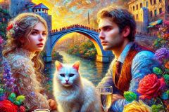 DALL·E-2025-08-31-15.07.52-A-surreal-close-up-inspired-by-Milic-od-Macve-but-now-reimagined-entirely-in-the-style-of-impressionism.-A-beautiful-young-woman-and-a-young-man-are-