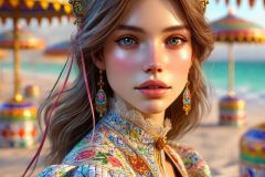 DALL·E-2025-09-02-21.01.33-An-ultra-close-photorealistic-portrait-of-a-beautiful-young-woman-on-a-magical-beach-styled-in-ornate-azulejos-fashion.-She-looks-realistic-and-radia