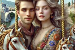 DALL·E-2025-09-02-21.02.53-A-photorealistic-ultra-close-portrait-of-a-beautiful-young-woman-and-a-young-man-riding-a-fantastical-ornate-carousel-their-faces-glowing-with-joy-an