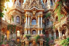 DALL·E-2025-09-13-00.36.04-A-hyperrealistic-vertical-view-of-a-magnificent-ornate-castle-in-Viennese-style.-The-castle-rises-tall-and-elegant-with-domes-towers-and-richly-deco