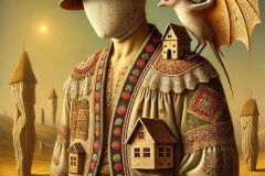 DALL·E-2025-06-28-12.45.57-A-close-up-photorealistic-surreal-scene-in-the-style-of-Milic-of-Macva-during-daylight-with-no-religious-symbols.-A-strange-peasant-figure-stands-i