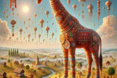 DALL·E-2025-06-28-12.46.28-A-photorealistic-surreal-scene-in-the-style-of-Milic-of-Macva-with-no-religious-symbols.-In-the-center-of-the-image-stands-a-tall-majestic-giraffe-c