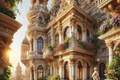 DALL·E-2025-09-13-00.36.08-A-hyperrealistic-vertical-view-of-a-magnificent-ornate-castle-in-Viennese-style.-The-castle-rises-tall-and-elegant-with-domes-towers-and-richly-deco