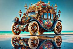 DALL·E-2025-09-13-00.37.19-A-hyperrealistic-horizontal-view-dominated-entirely-by-a-gigantic-1850s-car-in-Gaudi-Dali-style-filling-almost-the-whole-frame.-The-massive-vehicle-r