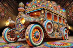 DALL·E-2025-09-13-00.37.36-An-ultra-hyperrealistic-horizontal-view-of-a-colossal-1850s-car-transformed-in-the-style-of-Mary-Ooms.-The-gigantic-horseless-carriage-fills-the-entir