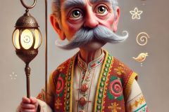 DALL·E-2025-06-28-14.17.55-A-surreal-and-photorealistic-spiritual-guide-character-inspired-by-G.-I.-Gurdjieff-designed-as-a-whimsical-website-greeter.-The-character-is-an-older