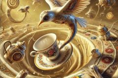 DALL·E-2025-06-29-00.41.08-A-photorealistic-surreal-close-up-scene-in-the-style-of-Milic-of-Macva.-One-of-the-bizarre-folkloric-creatures—a-porcelain-bird-with-embroidered-wing