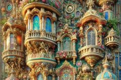 DALL·E-2025-09-13-00.38.54-A-hyperrealistic-vertical-close-up-view-in-the-style-of-Mary-Ooms-showing-the-ornate-facade-of-a-fantastical-castle.-The-castle-walls-are-richly-deco