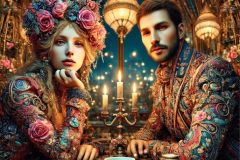 DALL·E-2025-09-13-00.39.52-An-ultra-hyperrealistic-close-up-vertical-view-in-ornate-fantasy-style-showing-a-couple-sitting-at-a-Paris-cafe-at-night.-The-focus-is-very-close-on-