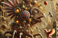 DALL·E-2025-06-29-00.42.11-An-ultra-close-up-photorealistic-surreal-scene-combining-the-styles-of-Milic-of-Macva-and-Hieronymus-Bosch.-In-the-center-a-hybrid-creature-with-emb