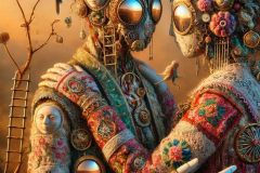 DALL·E-2025-06-29-00.42.28-A-photorealistic-surreal-close-up-scene-in-the-combined-style-of-Milic-of-Macva-and-Hieronymus-Bosch.-The-focus-is-on-a-strange-symbolic-embrace-bet