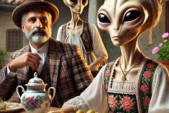 DALL·E-2025-06-29-00.44.32-A-photorealistic-surreal-scene-in-the-style-of-Paja-Jovanovic-with-a-twist-of-science-fiction.-A-close-up-of-a-richly-dressed-Balkan-man-and-woman-si