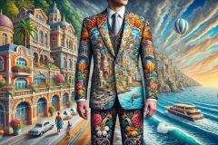 DALL·E-2025-09-13-00.42.23-A-hyperrealistic-horizontal-scene-in-ornate-surreal-fantasy-style-showing-a-man-in-the-foreground-wearing-a-suit-that-transforms-into-a-seaside-rivie