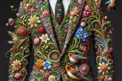 DALL·E-2025-09-13-00.43.01-A-hyperrealistic-vertical-portrait-in-ornate-surreal-fantasy-style-focusing-on-a-man-wearing-a-suit-that-transforms-into-a-living-artwork.-His-face-i