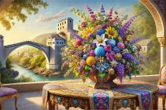 DALL·E-2025-09-13-00.47.18-An-ultra-hyperrealistic-hyper-detailed-horizontal-scene-of-a-richly-decorated-bouquet-of-flowers-on-an-ornate-table-during-a-bright-summer-day.-The-b