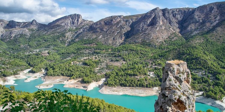 landscape, lake, moutains, darling, clouds, vegetation, nature