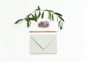 green leaves on white paper