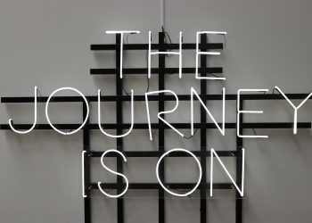The Journey is On LED signage
